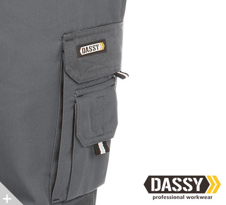 Pantalones Cortos de trabajo Dassy Bari 250011-Negro