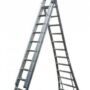 SuperPro 2-delige ladder, geanodiseerd