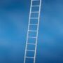 Gecoate 1-delige ladder, rechte voet