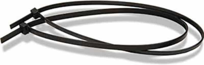 Tiewrap attache noire de câble - 100 x 2,5 mm (100 pièces)